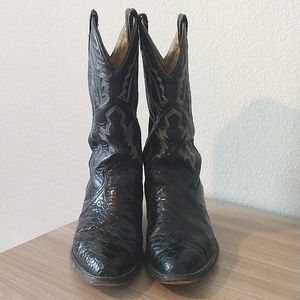 Vintage Cowboy Alligator Western Boots